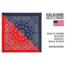 Hav-A-Hank ハバハンク バンダナ HAV-A-HANK BANDANNA SPLIT PAISLEYS MADE IN THE USA B22PAI-000201【米国製/クリックポスト対応可】