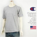 Champion MADE IN USA `sI T-1011 US  |PbgTVc Champion MADE IN USA T-1011 US POCKET T-SHIRT C5-B303-070