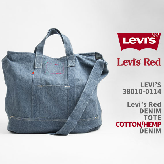 Levi 039 s リーバイス レッド トートバッグ デニム LEVI 039 S RED DENIM TOTE 38010-0114【国内正規品/ショルダー/バッグ/手提げカバン/ヘンプ/LR】