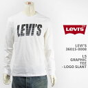 Levi's [oCX  OtBbN TVc Α̃S LEVI'S LS GRAPHIC TEE LOGO SLANT 36015-0008yKiz