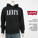 Levi's [oCX vI[o[ p[J[ bNX t[fB[ LEVI'S 90'S SERIF LOGO RELAXED HOODIE 72632-0018yKi/XEFbg//z