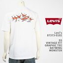 Levi's リーバイス グラフィック Tシャツ ヴィンテージ フィット バットウィング モンスター LEVI'S SS VINTAGE FIT GRAPHIC TEE BATWING MONSTER 87373-0102【国内正規品/半袖/クリックポスト/送料無料】