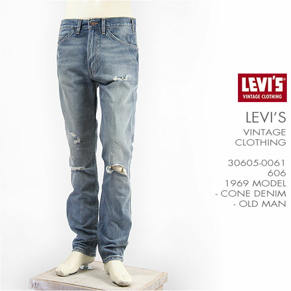 ڹʡۥ꡼Х LEVI'S 606 1969ǯǥ եå ǥ˥ LEVI'S VINTAGE CLOTHING Orange Tab 1969 606 Jeans Old Man 30605-0061 LVCǡ󥺡̵