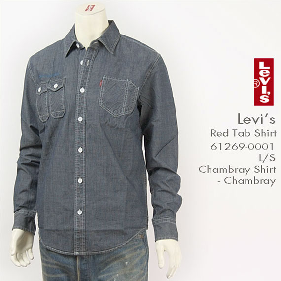 ̵ۥ꡼Хåɥ Ĺµ֥졼 / ֥졼 ( Levi's Red Tab Shirt 61269-0001 )smtb-tk