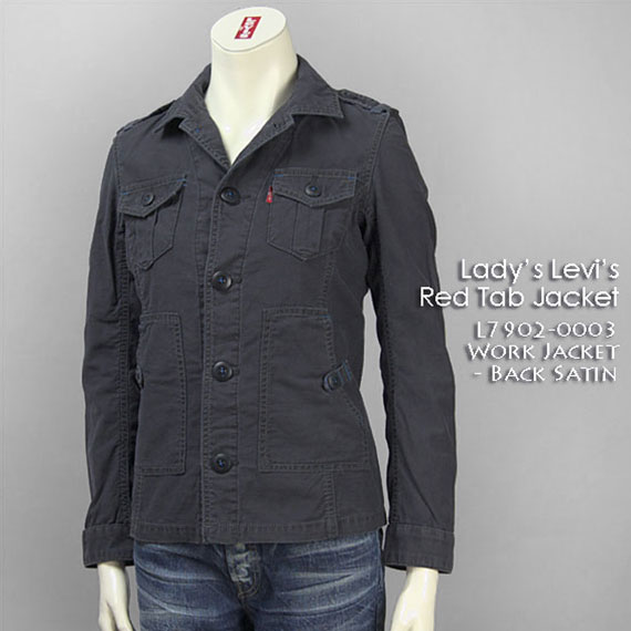 【送料無料】レディース・リーバイス・オリジナル ワークジャケット / バックサテン ( Lady's Levi's Original Jacket L7902-0003 )【smtb-tk】
