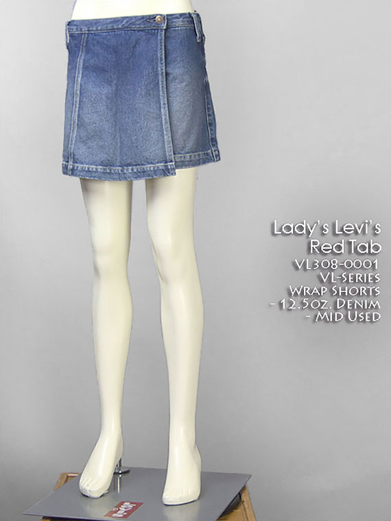 Rakuten - 【送料無料】 レディース・リーバイス・VLシリーズ ラップ ショーツ / 12.5oz.デニム ( Lady's Levi's VL-Series VL308-0001 )【ジーンズ】【smtb-tk】