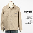 Schott Vbg TC [N Jo[I[ SCHOTT TC WORK COVERALL 3112062-53yKi/ȃ|GXea/cCz