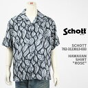 Schott Vbg nCAVc oE[t SCHOTT HAWAIIAN SHIRT ROSE 782-3123013-033yKi/AnVc/J/z