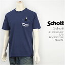 Schott Vbg  |PbgTVc SCHOTT S/S POCKET TEE - NAVAL 3133000-87