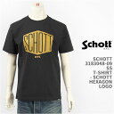 yKizSchott Vbg  vg TVc wLTSS Schott S/S T-SHIRT HEXAGON LOGO 3183048-09