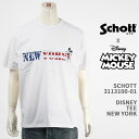 Schott Disney Vbg fBYj[ ~bL[}EX TVc SCHOTT DISNEY TEE NEW YORK MICKEY MOUSE 3113100-01yKi/z