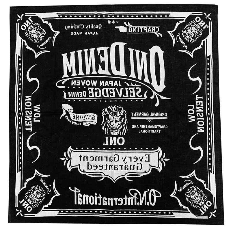 鬼デニム(ONIデニム)鬼デニムバンダナONI-BANDANA【代引き不可】【クリックポスト対応商品】
