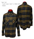 Sugar CaneiVK[P[j gLight Flannel CheckhL/S WORK SHIRT SC28506-20AWY AJW j  Vc { Y