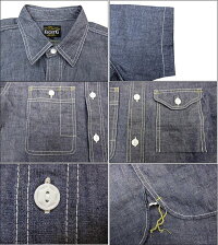 Eight-G(エイトG)“半袖ワークシャツ”8SS-15当店水洗い&自然乾燥8SS-15「P」