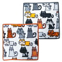 フェイラー FEILER ハンカチ タオルハンカチ Cats キャット 猫 2色展開 30 x 30cm 熨斗不可 クリックポストOK 在庫限り