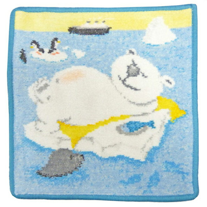 フェイラー FEILER ハンカチ ハンドタオル タオルハンカチ BEAR ＆ FRIENDS ベア・アンド・フレンズ LAZY BEAR レイジー・ベア 25 x 25cm LAZYBEAR480 熨斗不可 クリックポストOKのサムネイル