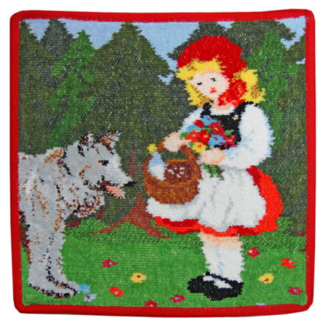 フェイラー フェイラー FEILER ハンカチ ハンドタオル タオルハンカチ FAIRY TALES 赤ずきん グリム童話 25 x 25cm 480120 熨斗不可 ネコポスOK クリックポストOK