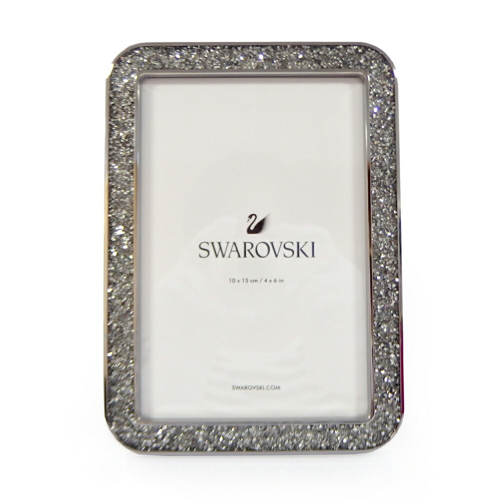 スワロフスキー SWAROVSKI クリスタル フォトフレーム ミネラ Minera シルバー トーン Silver Tone (S) はがきサイズ対応 #5379518 送料無料 ショップバッグ不可