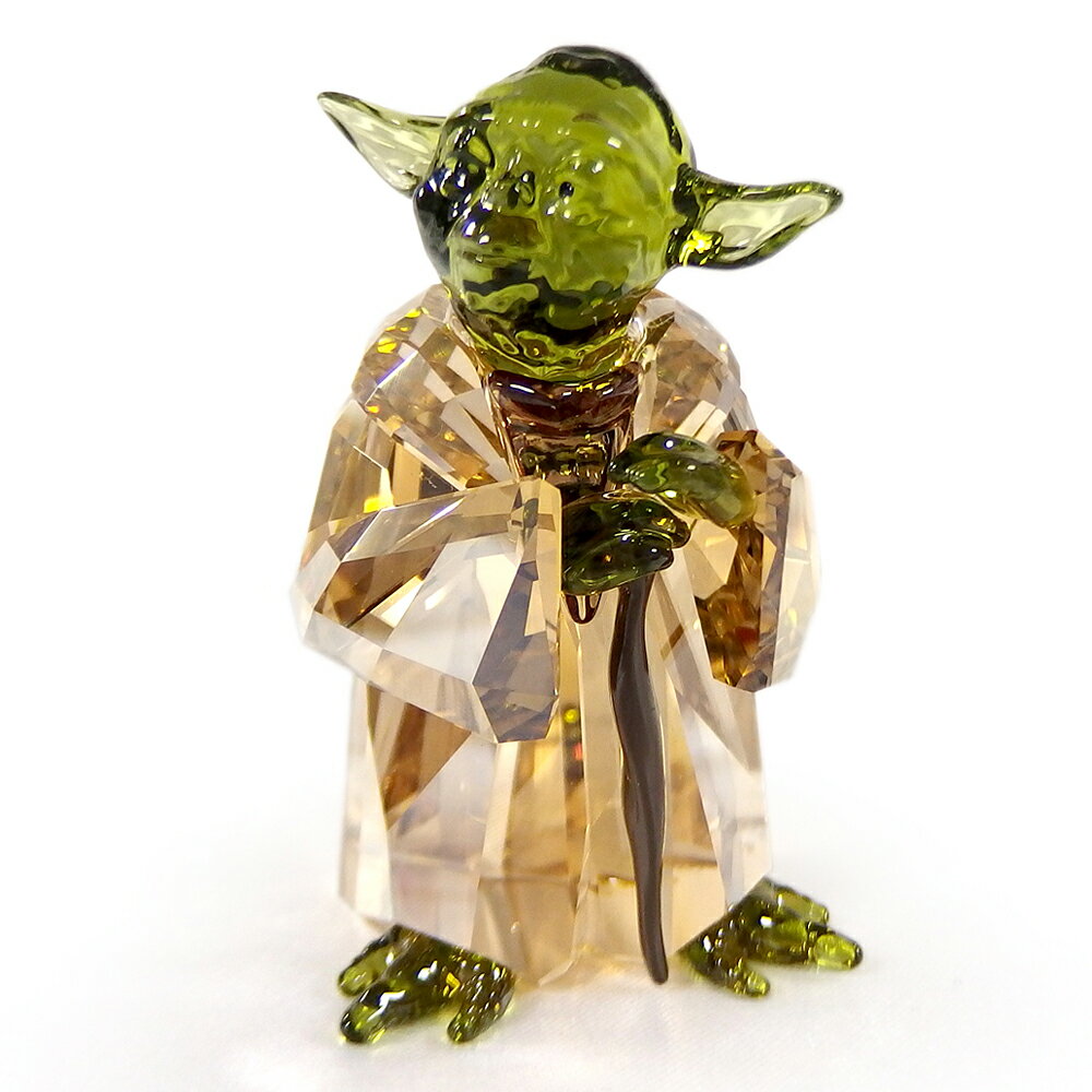 スワロフスキー SWAROVSKI クリスタル フィギュア マスター ヨーダ MASTER YODA スターウォーズ STAR WARS 5393456 送料無料