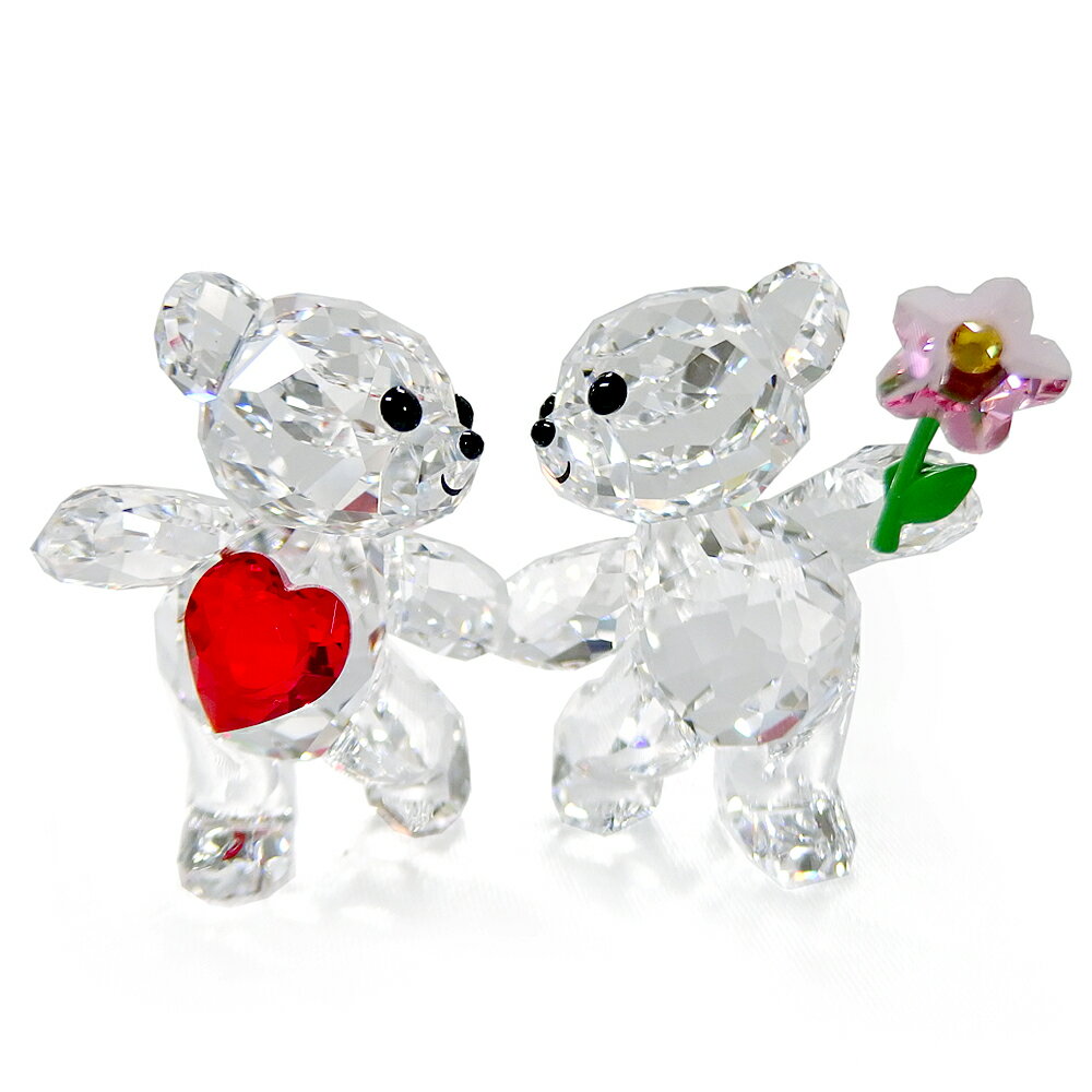 スワロフスキー SWAROVSKI クリスタル フィギュア クリスベア Happy Together ハッピートゥギャザー #5558892 送料無料のサムネイル