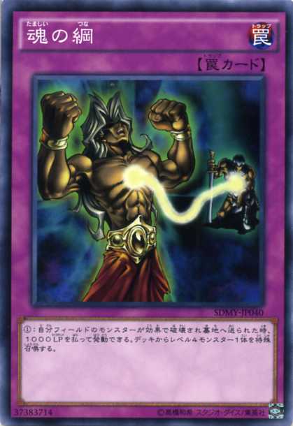 魂の綱 ノーマル SDMY-JP040 通常罠【遊戯王カード】