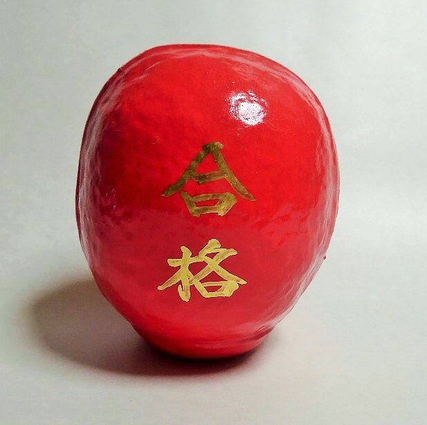学業成就 受験 資格 試験の合格祈願 開運 福入り 合格だるま 3号サイズ 9cm 縁起だ...