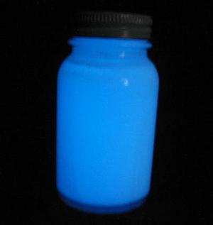 蓄光ペイント スーパーブルー 100ml 蓄光 夜光 高輝度 発光 残光 蓄光塗料