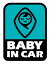 BABY IN CAR ƥå ֥롼  ֤󤬾äƤޤ  ٥ӡ󥫡   襤 饯 ver.1 SIZEw115mmh150mm