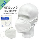 ( N95 DS2 同等 )KN95 マスク 100枚 F【あす楽対応 13時までの注文で国内から即日出荷】【土日祝も発送】防塵 強力 5層 フィルター 医療用 としても使われる