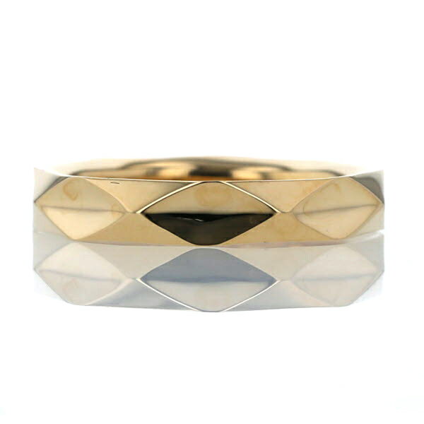 田中貴金属 ギンザタナカ K18YG イエローゴールド リング 多面カット 三角 ひし形 シンプル 指輪 12号 メンズ【新品仕上済】【af】【中古】【送料無料】のサムネイル