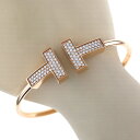 TIFFANY&Co. K18PG ピンクゴールド ワイドダイヤモンド...(4)