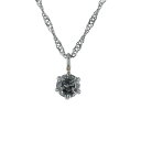 Pt850 プラチナ ネックレス ダイヤモンド 0.10ct 一粒 ラウンド シンプル 40cm【新品仕上済】【el】【中古】【送料無料】(4)