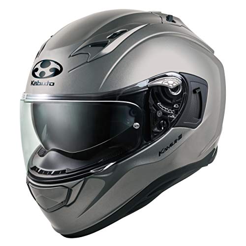 オージーケーカブト(OGKKABUTO)バイクヘルメットフルフェイスKAMUI3クールガンメタ(サイズ:L)584788