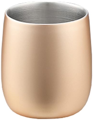18-8ステンレス二重構造 エレガンス フリータンブラー シャンパンゴールド ELG-003SG 送料無料