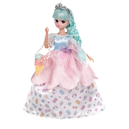 ドレス キャンディユニコーン無し/-/-・Style:ドレス キャンディユニコーン・パッケージ個数:1・(C) TOMY・電池は使用しません。商品紹介 リカちゃんジェラートシリーズのキャンディがポイントのスウィーツモチーフのドレス♪ ユニコーンやキャンディ、グミ、アイスなどポップなプリントデザインがかわいいロングドレスです。 アイスクリームバッグ、ティアラ、クツがついています。 【セット内容】ドレス(1) バッグ(1) ティアラ(1) クツ(1) ※人形は別売です。 安全警告 該当なし