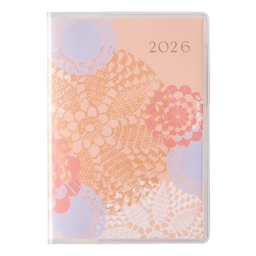 能率 ペイジェム 手帳 2026年 マンスリー リュミエール プチ ピーチピンク 2177 (2025年 11月始まり) 送料無料