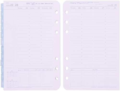 フランクリン・プランナー オリジナル・ウィークリー・リフィル 12ヶ月版 2026年1月始まり コンパクト 86598 送料無料