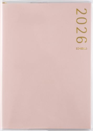 196 T’pure (ティーズピュア) 2 手帳 高橋書店 2026年版 ピンク ウィークリー B7判 送料無料