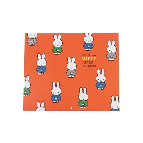 スクエア ミッフィー 2026年 カレンダー 赤 33BCA-4 送料無料