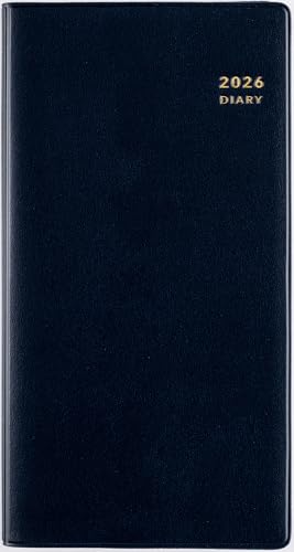 83 ニューダイアリー5 手帳 高橋書店 2026年版 ダークネイビー ウィークリー 手帳判 送料無料