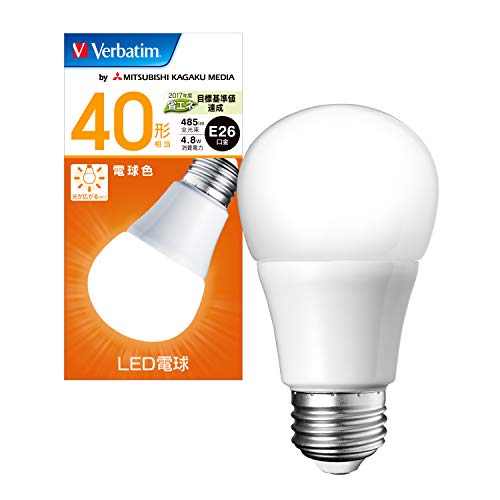 Verbatim С٥ LEDŵ E26 40W ŵ忧 (۸ ʼ̿40000 ̩Ĵб) LDA5L-G ...