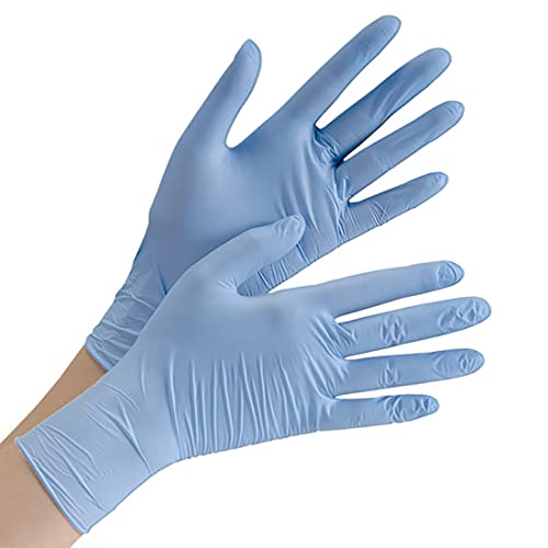 [ミドリ安全] ニトリルディスポ手袋 ベルテ714 粉なし SS ブルー 300枚入（極薄手） 送料無料