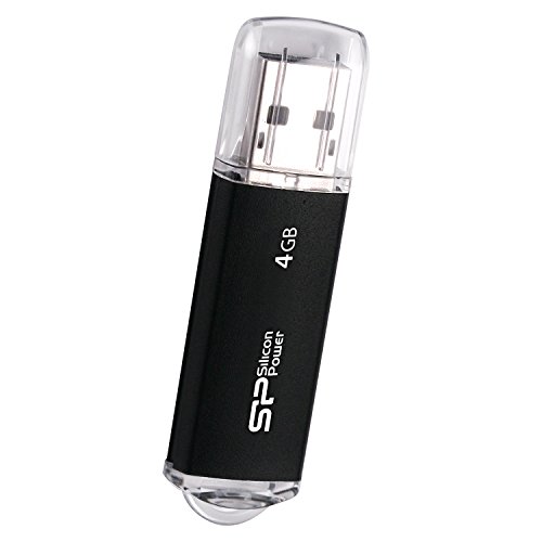 シリコンパワー USB2.0 Ultima-II I-Series 4GB メタル型 ブラック 永久 ...