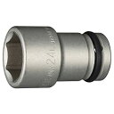 トネ(TONE) インパクト用ロングソケット 4NV-24L 差込角12.7mm(1/2) 二面幅24mm 送料無料