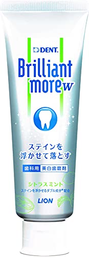 ライオン歯科材 ペースト デントヘルス ブリリアントモアダブル シトラスミント 90g グリーン ミント 送料無料