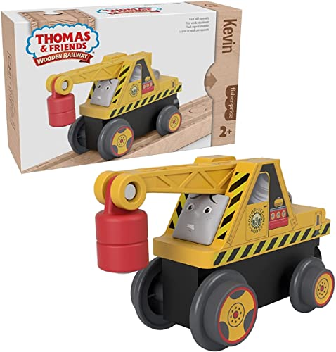 マテル(MATTEL)きかんしゃトーマス 木製レールシリーズ(Thomas) ケビン 【2才~】【プレゼント】 HBJ91 イエロー 送料無料