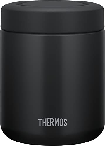 サーモス 真空断熱スープジャー 400ml ブラック スタンダードモデル 保温保冷 お手入れ簡単 口当たりがやさしい丸口設計 JBR-4 送料無料