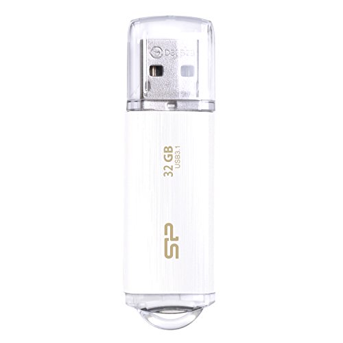 シリコンパワー USBメモリ 32GB USB3.1 & USB3.0 ヘアライン仕上げ Blaze ...