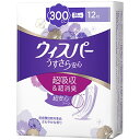 ウィスパー うすさら安心 300cc 35cm 12枚 (女性用 吸水ケア 尿もれパッド)【一気にくるモレが心配な方用】 送料無料