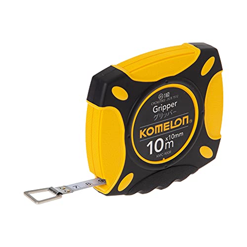 Komelon コメロン 鋼製巻尺 グリッパー テープ幅10mm 10M KMC-900R 送料無料